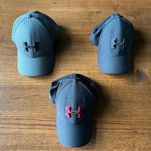 Under Armour Blitzing Hats - Lot of 3